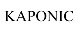Mark drawing for KAPONIC