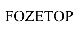 Mark drawing for FOZETOP