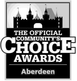 Mark drawing for THE OFFICIAL COMMUNITY'S CHOICE AWARDS ABERDEEN