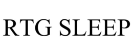 Mark drawing for RTG SLEEP