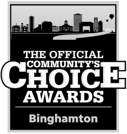 Mark drawing for THE OFFICIAL COMMUNITY'S CHOICE AWARDS BINGHAMTON