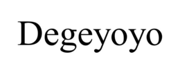 Mark drawing for DEGEYOYO