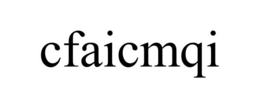 Mark drawing for CFAICMQI