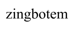 Mark drawing for ZINGBOTEM