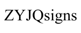 Mark drawing for ZYJQSIGNS