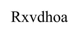 Mark drawing for RXVDHOA