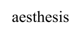 Mark drawing for AESTHESIS