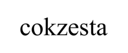 Mark drawing for COKZESTA