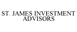 Mark drawing for ST. JAMES INVESTMENT ADVISORS