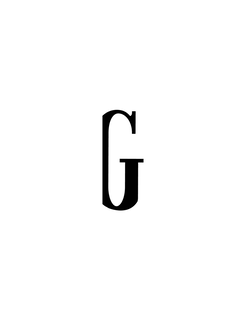 Mark drawing for G
