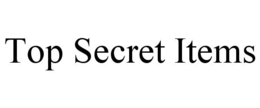 Mark drawing for TOP SECRET ITEMS