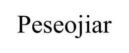 Mark drawing for PESEOJIAR