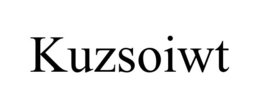 Mark drawing for KUZSOIWT