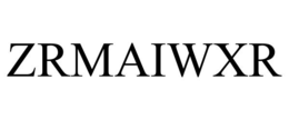 Mark drawing for ZRMAIWXR
