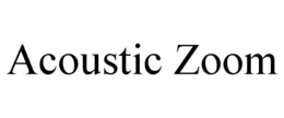 Mark drawing for ACOUSTIC ZOOM