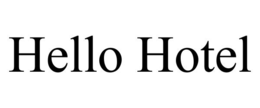 Mark drawing for HELLO HOTEL