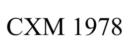 Mark drawing for CXM 1978