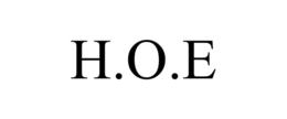 Mark drawing for H.O.E