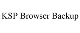 Mark drawing for KSP BROWSER BACKUP