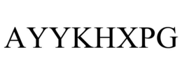Mark drawing for AYYKHXPG