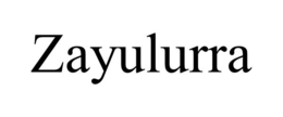 Mark drawing for ZAYULURRA