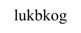 Mark drawing for LUKBKOG