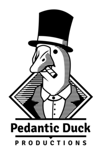Mark drawing for PEDANTIC DUCK PRODUCTIONS