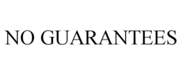 Mark drawing for NO GUARANTEES