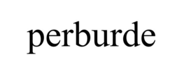 Mark drawing for PERBURDE