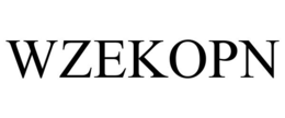 Mark drawing for WZEKOPN