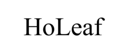 Mark drawing for HOLEAF