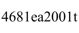 Mark drawing for 4681EA2001T