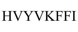 Mark drawing for HVYVKFFI