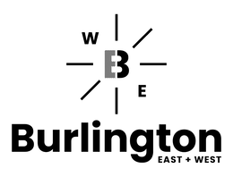 Mark drawing for W B E BURLINGTON EAST + WEST