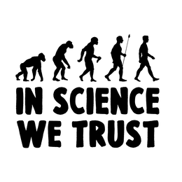 Mark drawing for IN SCIENCE WE TRUST