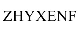 Mark drawing for ZHYXENF