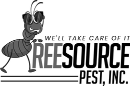 Mark drawing for WE'LL TAKE CARE OF IT REESOURCE PEST, INC.