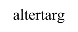 Mark drawing for ALTERTARG