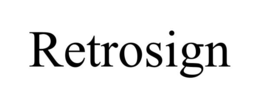 Mark drawing for RETROSIGN