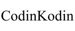 Mark drawing for CODINKODIN