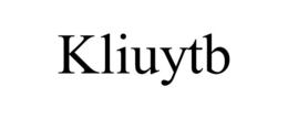 Mark drawing for KLIUYTB