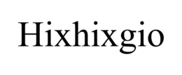 Mark drawing for HIXHIXGIO