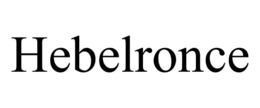 Mark drawing for HEBELRONCE