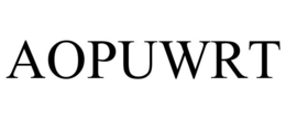 Mark drawing for AOPUWRT