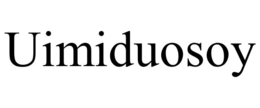Mark drawing for UIMIDUOSOY