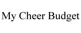 Mark drawing for MY CHEER BUDGET