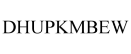 Mark drawing for DHUPKMBEW