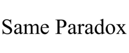 Mark drawing for SAME PARADOX