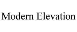 Mark drawing for MODERN ELEVATION