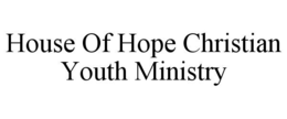 Mark drawing for HOUSE OF HOPE CHRISTIAN YOUTH MINISTRY